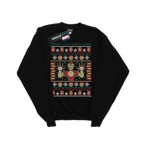 Marvel Girls Iron Man, haal je Jingle op Fair Isle-sweatshirt