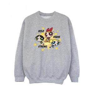 Pertemba FR - Apparel Het Powerpuff Girls Girls Bold Brave Strong Sweatshirt