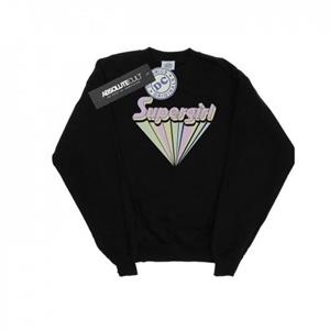 DC Comics meisjes Supergirl sweatshirt met pastellogo