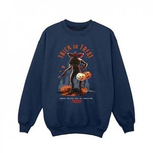 Pertemba FR - Apparel Netflix Girls Stranger Things Trick or Treat Demagorgon-sweater