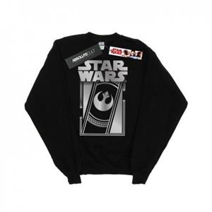 Star Wars Girls The Last Jedi Frame metallic sweatshirt