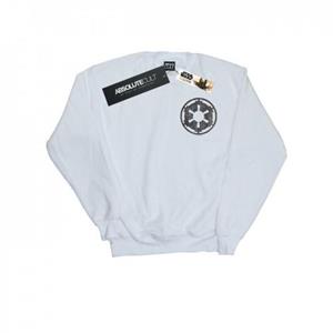 Star Wars Girls The Mandalorian Galactic Empire Insignia Breast Print Sweatshirt