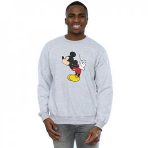 Disney Heren Mickey Mouse Split Kiss Sweatshirt