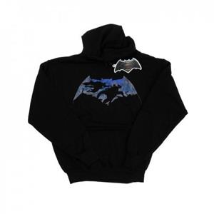 DC Comics Mens Batman v Superman Battle Silhouette Hoodie