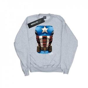 Marvel Heren Captain America Chest Burst Sweatshirt