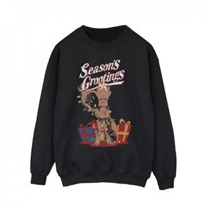 Marvel Heren  Comics Groot Season's Grootings Sweatshirt