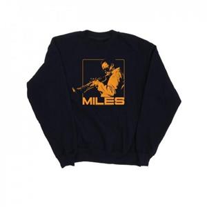 Pertemba FR - Apparel Miles Davis heren oranje vierkant sweatshirt