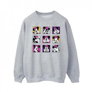 Disney Heren Minnie Mouse Squares Sweatshirt