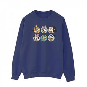 Disney Heren Mickey Mouse en vrienden gezichten sweatshirt