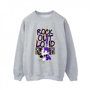 Disney Heren Mickey Mouse Rock Out Loud Sweatshirt