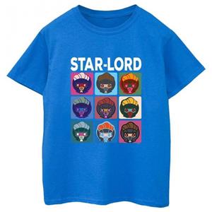 Marvel Boys Kawaii Star Lord Pop-Art T-shirt