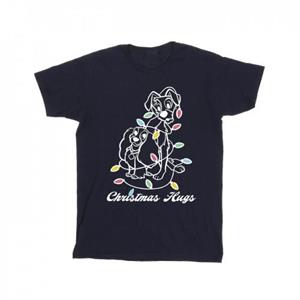 Disney Boys Lady en de Trump Christmas Hugs T-shirt