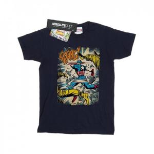 Marvel jongens Captain America Spang T-shirt