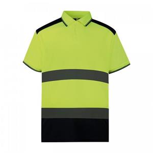 Yoko heren poloshirt met hoge zichtbaarheid