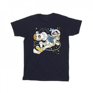 Disney jongens Goofy lezen in de ruimte T-shirt