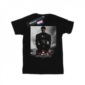 Pertemba FR - Apparel Marvel Studios Boys Captain America het eerste Avenger-poster-T-shirt