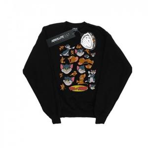 Tom And Jerry Tom en Jerry Heren Sweatshirt met vele gezichten