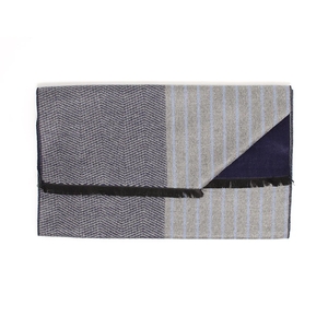 Tresanti Busto | fishbone-stripe double face viscose scarf |