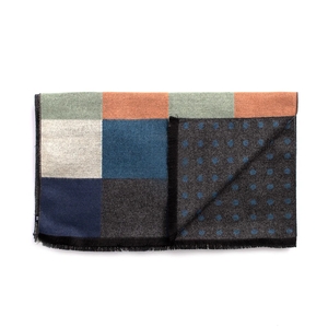 Tresanti Stevens | double face viscose scarf signature block |