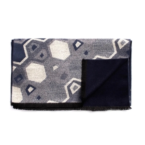 Tresanti Dolcelino | viscose scarf with irregular stripes |