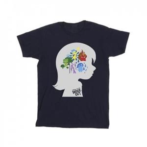 Disney jongens binnenstebuiten hoofd silhouet T-shirt