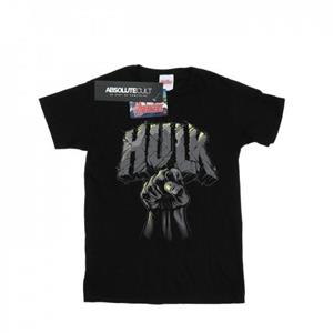 Marvel Boys Hulk Punch-logo T-shirt