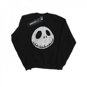 Disney Mens Nightmare Before Christmas Jack gebarsten gezicht sweatshirt