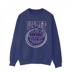 Pertemba FR - Apparel Willy Wonka Heren Violet Turning Violet Sweatshirt