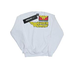 DC Comics Wonder Woman gevleugeld logo-sweatshirt voor heren