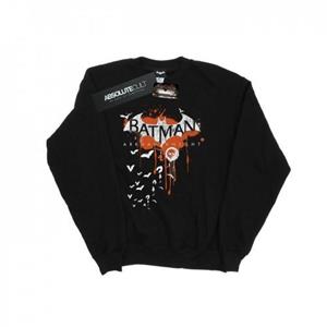 DC Comics Heren Batman Arkham Knight Halloween Logo Art Sweatshirt