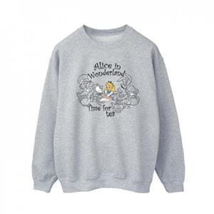 Disney Heren Alice In Wonderland Tijd voor thee Sweatshirt