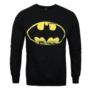 Batman heren sweatshirt met verontrust logo