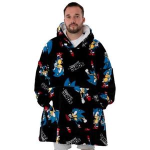 Sonic The Hedgehog Heren Hoodie-deken