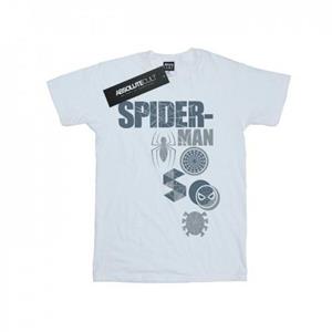 Marvel jongens Spider-Man badges T-shirt