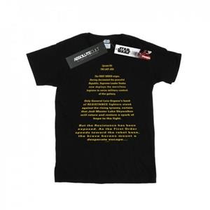 Star Wars Boys The Last Jedi Opening Crawl T-shirt