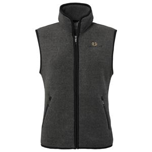 Chevalier  Women's Mainstone Fleece Vest - Fleecebodywarmer, grijs/zwart