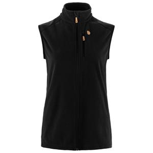 Fjällräven  Women's Övik Lite Fleece Vest - Fleecebodywarmer, zwart