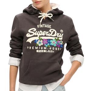 Superdry Vintage Logo Floral Hoodie Dames