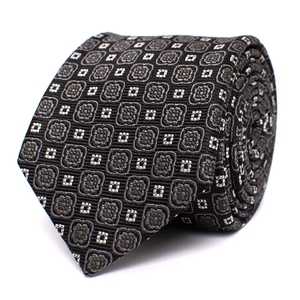 Tresanti Donell | silk tie with small medallion |