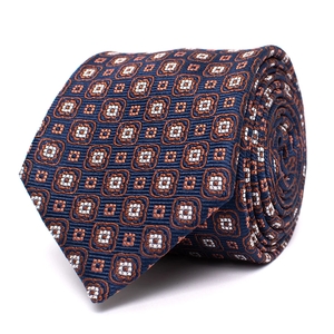 Tresanti Donell | silk tie with small medallion |