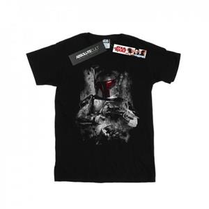 Star Wars Boys Boba Fett Distressed T-Shirt