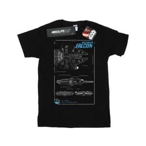 Star Wars Boys Force Awakens Millennium Falcon Manual T-Shirt