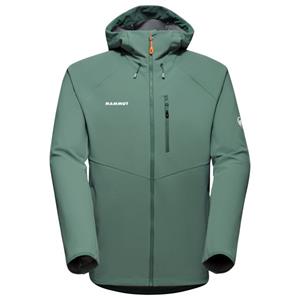 Mammut  Ultimate Comfort SO Hooded Jacket - Softshelljack, turkoois