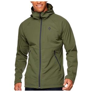 Black Diamond  Element Hoody - Softshelljack, olijfgroen