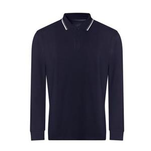 Awdis herenpoloshirt met lange mouwen en lange mouwen