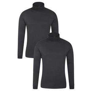 Pertemba FR - Apparel Mountain Warehouse Heren Meribel thermische top (Pak van 2)