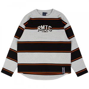 Gmarket Music ROMANTIC CROWN RMTC STRIPED LONG SLEEVE GREY