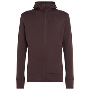 Icebreaker  Merino 260 Quantum IV L/S Zip Hoodie - Merinohoodie, bruin