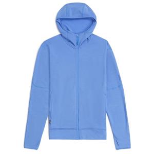 Icebreaker  Merino 360 RealFleece Elemental L/S Zip Hoodie - Merinohoodie, blauw