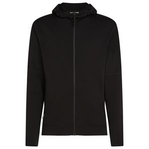 Icebreaker  Merino 360 RealFleece Elemental L/S Zip Hoodie - Merinohoodie, zwart